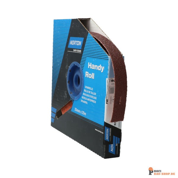 nortonschleifmittel/NORTON_schleifmittel_63642531849 Handy Rolls Norton R222 25.00x25m Grit 40_138476